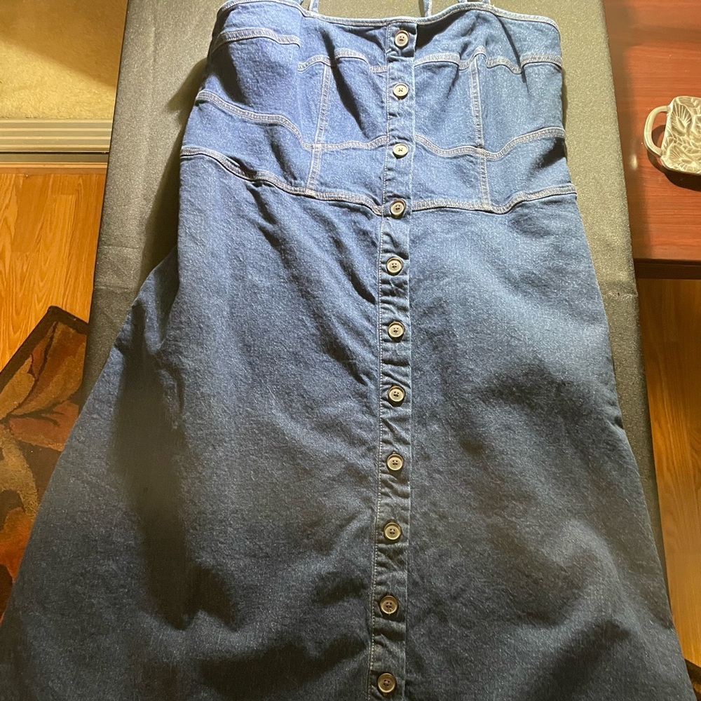 Old Navy Denim Button-Down Dress